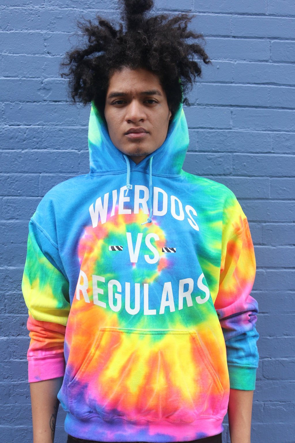 Wierdos VS Regulars Hoodie (Tye Dye)