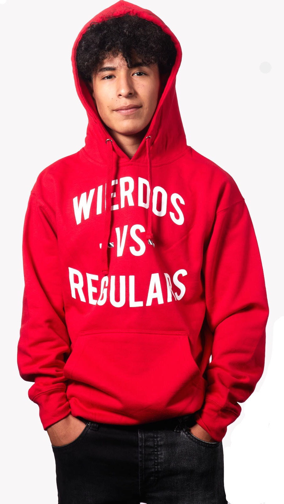 The Wierdos Vs The Regulars Hoody (Red)